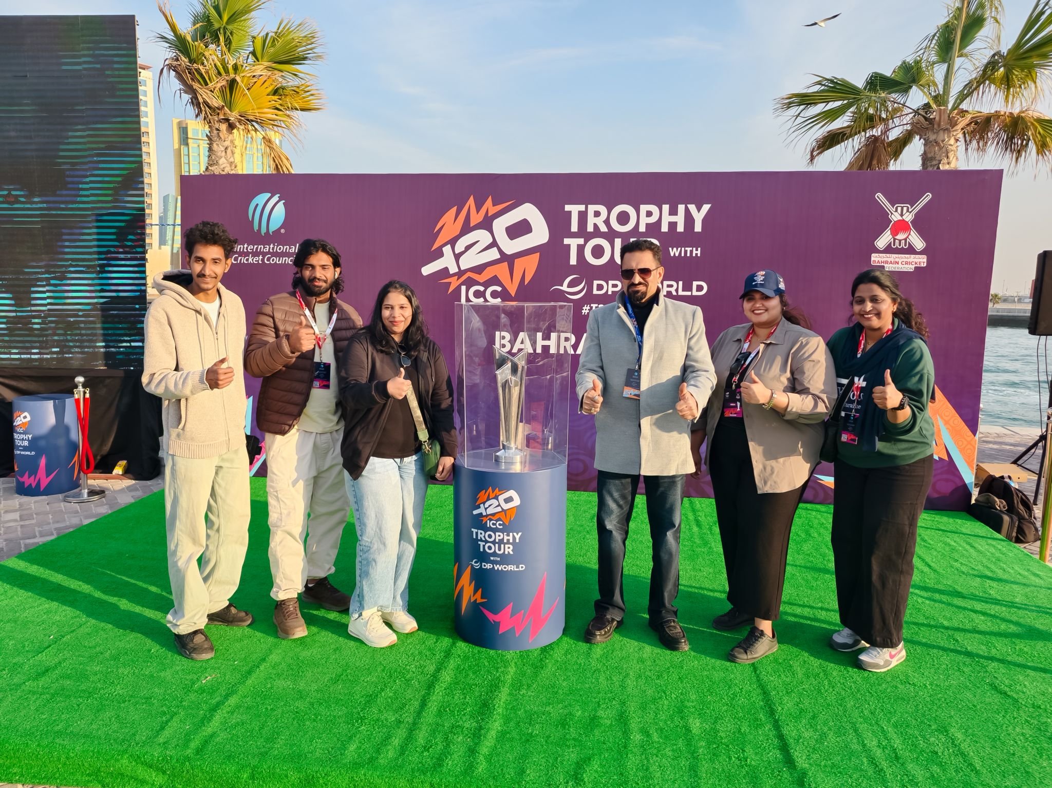 ICC World Cup Trophy Tour — Bahrain